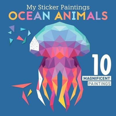 My Sticker Paintings: Ocean Animals, Taschenbuch von Clorophyl Editions, David & Charles, 978-1-64124-183-0