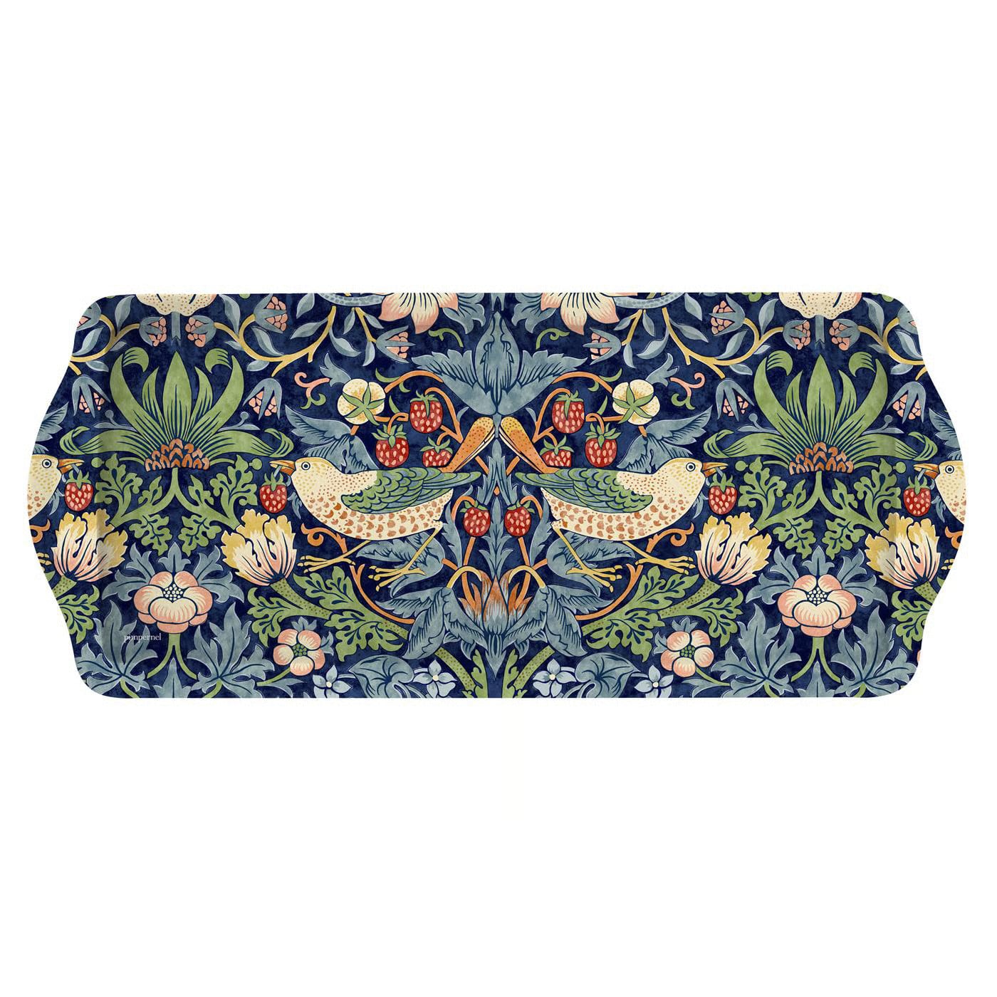 Pimpernel Strawberry Thief ontbijtdienblad Blauw