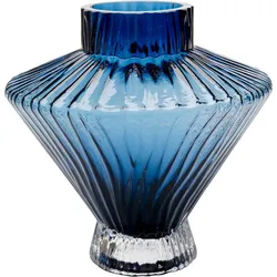 KARE DESIGN Vase Daphne 20 cm Glas Blau