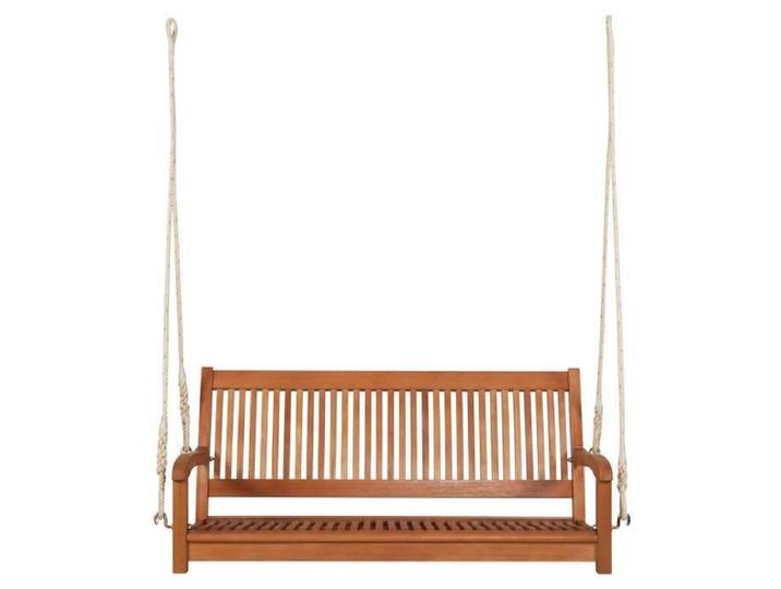 COSTWAY Balancelle de Jardin 2 Places Balançoire de Jardin 126 x 62 x 60 CM pour Terrasse Balcon Extérieur en Eucalyptus