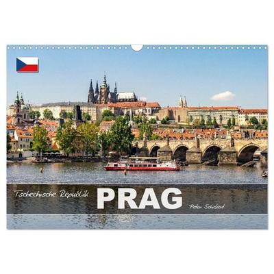 Tschechische Republik - Prag (Wandkalender 2026 DIN A3 quer), CALVENDO Monatskalender