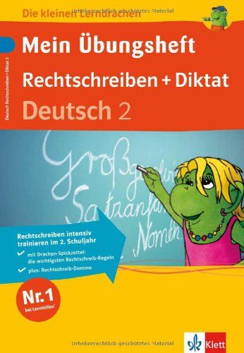 Ursula Lassert - Die kleinen Lerndrachen: Mein Übungsheft. Rechtschreiben + Diktat, Deutsch 2. Klasse - Preis vom 10.10.2026 11:48:34 h