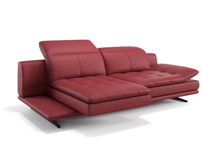 Leder Couch NIZZA Leder Sofa Relaxcouch 2Sitzer