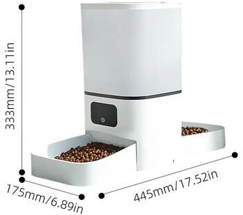 Inspire Essentials SmartFeed Pro WiFi Automatic Pet Feeder 6L Dual Bowl Food Dispenser 6l Wifi Feeder