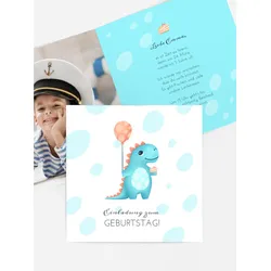 Einladungen zum Geburtstag  selbst gestalten mit Spruch und Fotos im Onlinedesigner bei Meine-Kartenmanufaktur.de