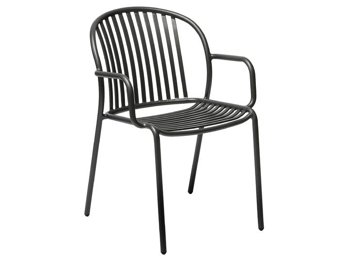 2er Set Solpuri Mood Stapelsessel Aluminium Anthrazit