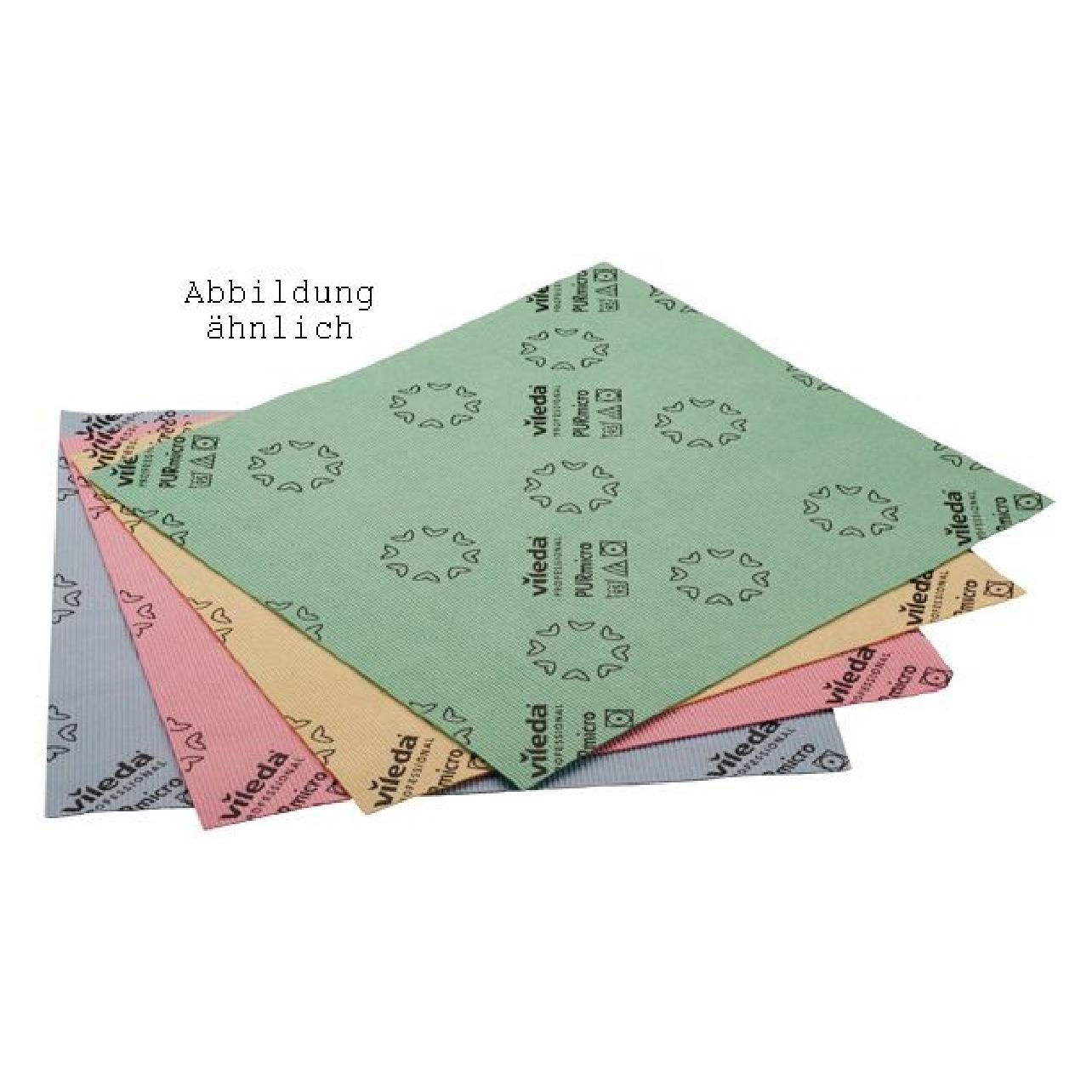 Vileda Microfasertuch 38x35cm PURmicro 38x35cm VE=5 Stück gelb (5 Stk.) (141695)