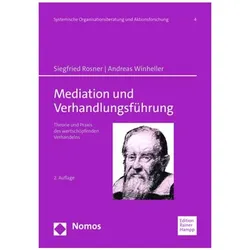 Mediation und Verhandlungsführung, Fachbücher von Siegfried Rosner, Andreas Winheller