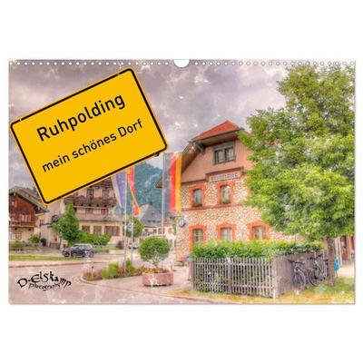 Ruhpolding mein schönes Dorf (Wandkalender 2027 DIN A3 quer), CALVENDO Monatskalender