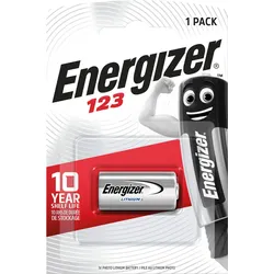 EN 1X123 - Lithium Batterie, 123, 1500 mAh, 1er-Pack