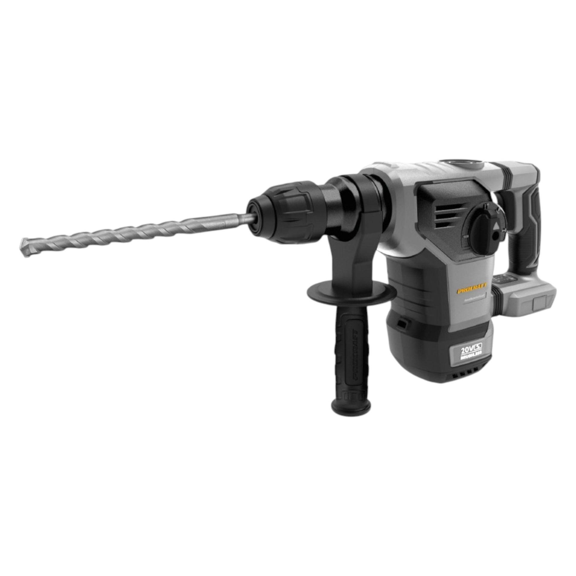 Procraft Industrial HD20B-BB-C Akku Kombihammer 20 V 5 J SDS plus Brushless + Koffer - ohne Akku (Bohrhammer) (HD20B-BB-C)