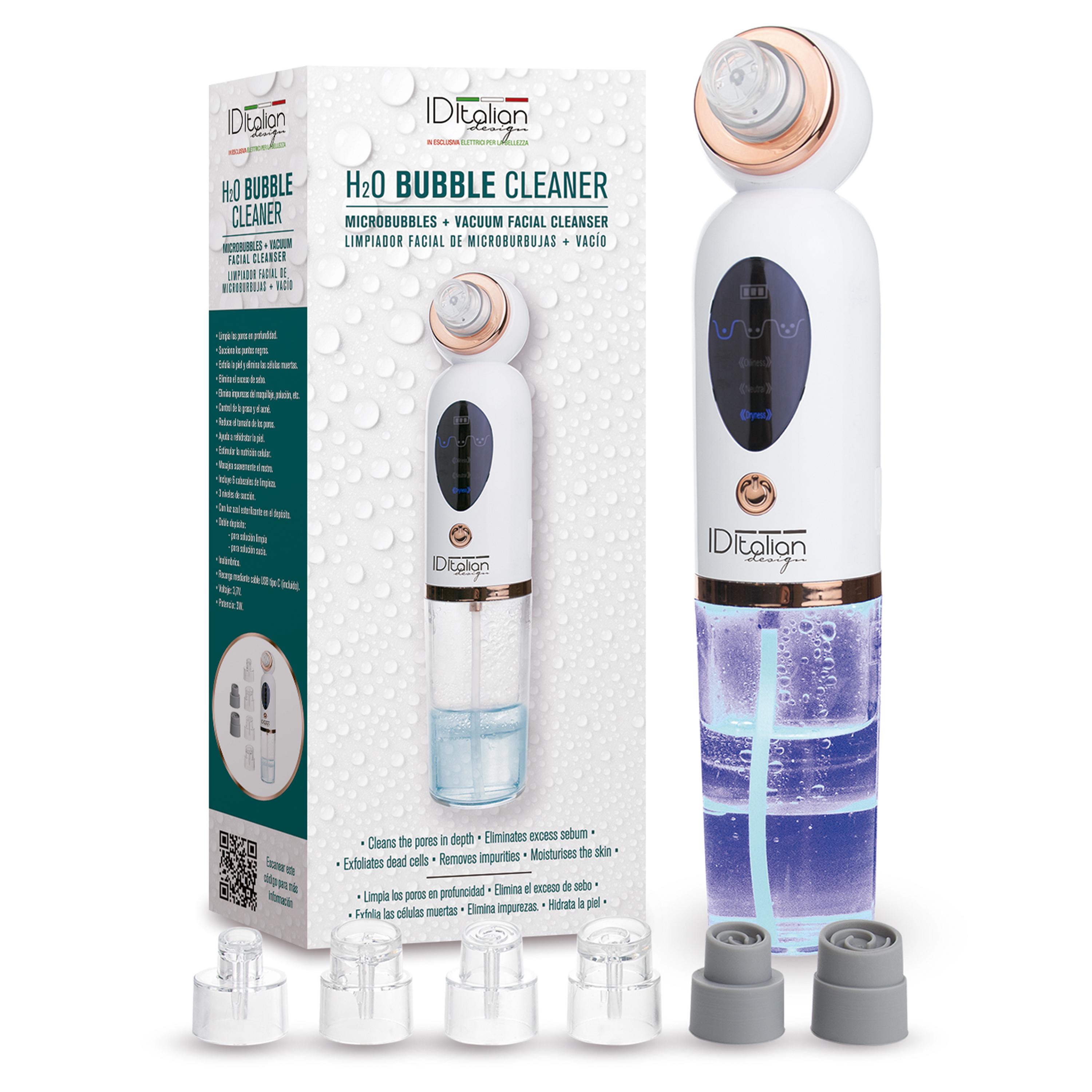 H2O PURIFYING BUBBLES, MIKROBLÄSCHEN + VAKUUM-GESICHTSREINIGER