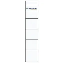 Soennecken Einsteckrückenschild 3348 30x190mm weiß 10 St./Pack.
