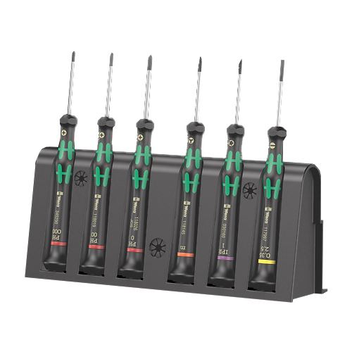Wera Elektronik-Schraubendrehersatz + Rack 6tlg. 2050/6