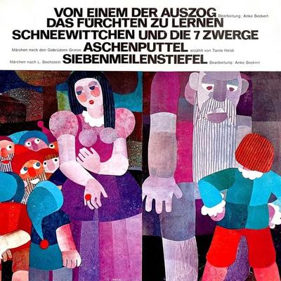 Von einem der auszog das Fürchten zu lernen / Schneewittchen und die 7 Zwerge / Aschenputtel / Siebenmeilenstiefel - Ludwig Bechstein,Gebrüder