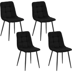 HTI-Living, Stühle, Esszimmerstuhl Mesa Cordstoff Schwarz