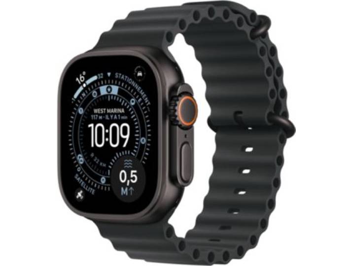 Apple Watch - Montre Connectée 49mm Tit Noir / Noir Ocean Ultra 3 Cellular