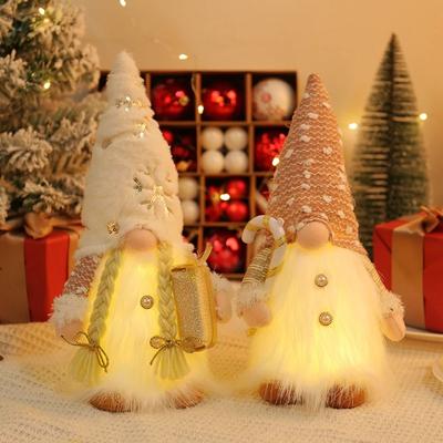 Uplifted Finds Glowing Gnome Plush Christmas Decoration With LED Light b