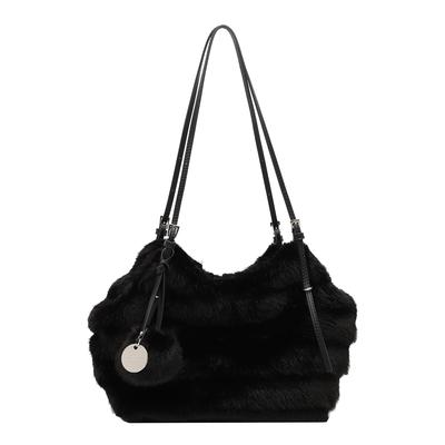 Shopper EMILY & NOAH "Shopper E&N Linette", Damen, Gr. B/H/T: 43cm x 28cm x 17cm, schwarz 100, Polyester, Taschen Shopper