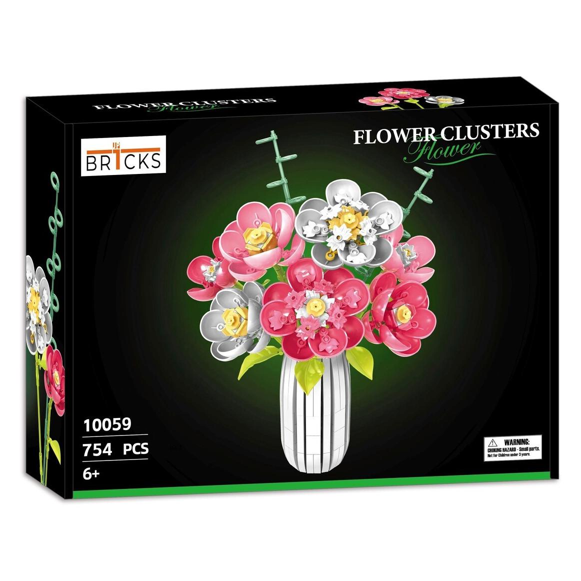 Br1cks Rosenstrauss mit Vase (10059-DS)