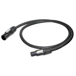 Neutrik 1027566 Strom Anschlusskabel Schwarz 5 m