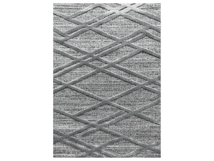 Tapis bohème à relief gris 120x170cm