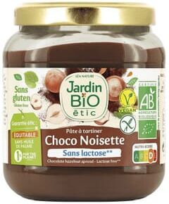 Jardin Bio Creme De Chocolate Com Avelãs Bio Sem Glúten Ou Lactose 350g Avelã-Chocolate