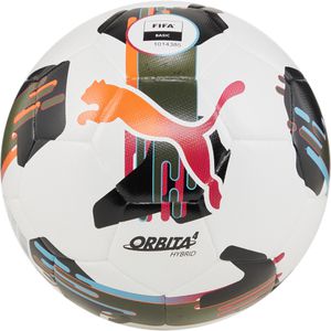 PUMA Fußball Orbita 4 HYB FIFA Basic, 084327_01, Größe 4, 350 Gramm, weiß/bunt, Trainingsball