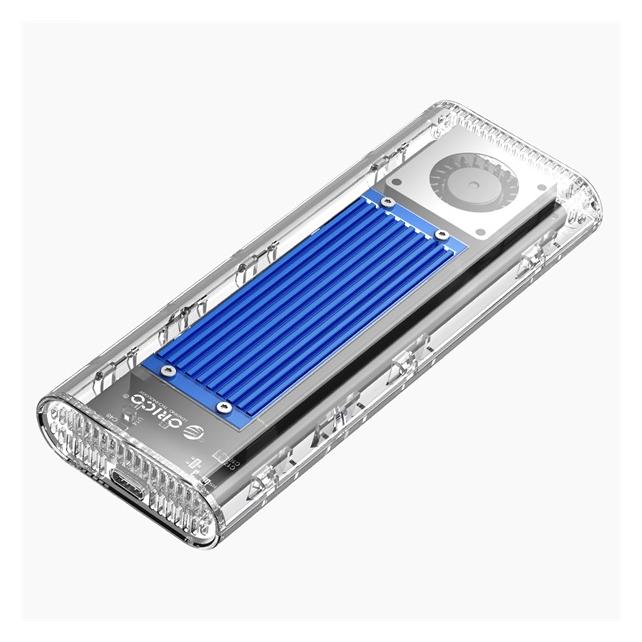 Orico M.2 NVME Enclosure 20Gbps Gaming User+Video Editor (Blue) (M.2) (ORICO-TCM2-G20-BL-BP)