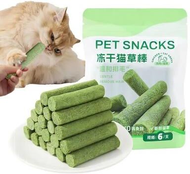 Uplifted Finds Cat Grass Teething Stick Pet Snack Cat Grass Teething Stick Pet Snack