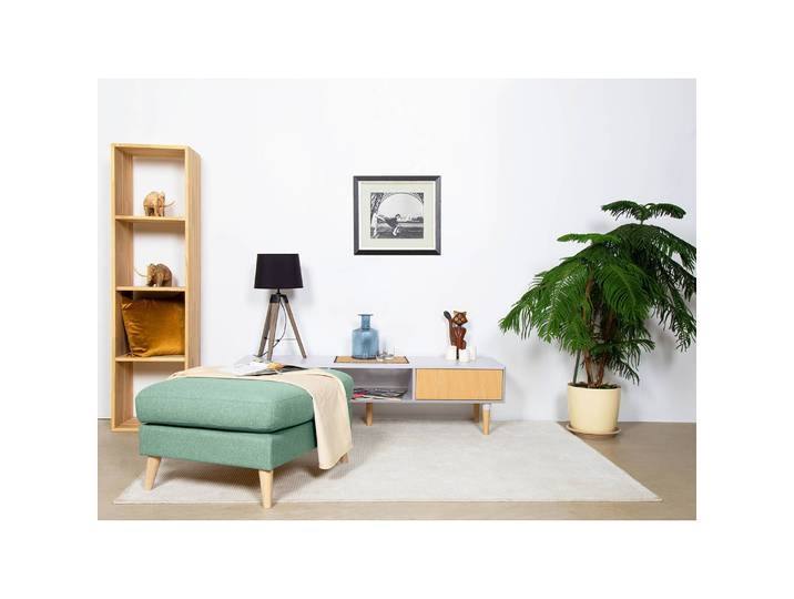 Respose-pieds Kustavi 85 x 44 x 70cm Vert/Vert menthe