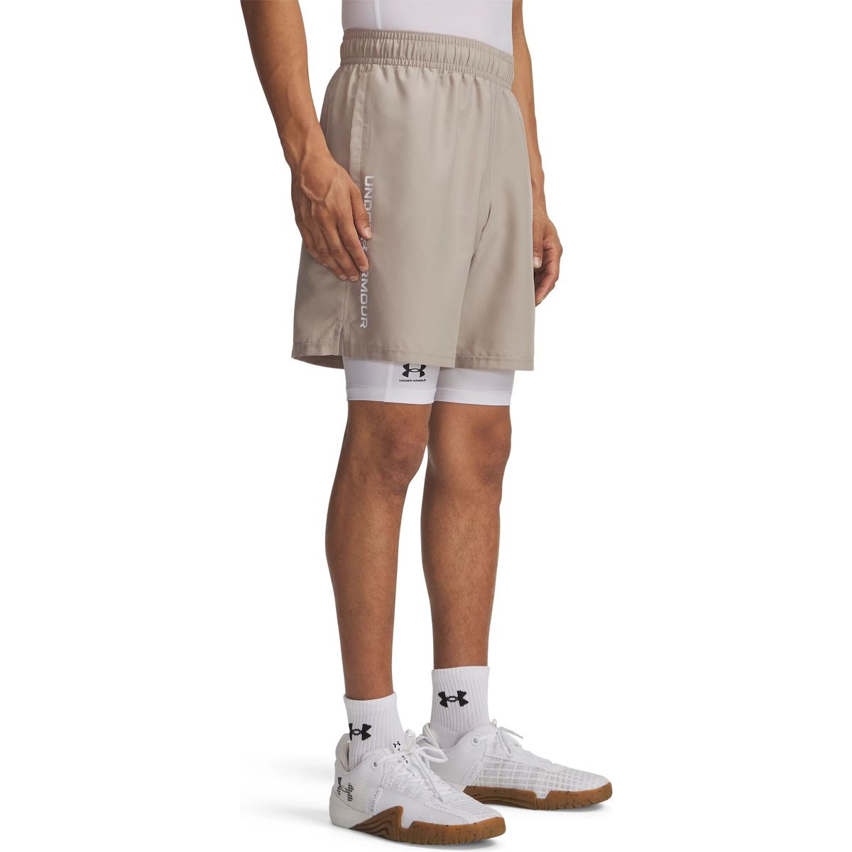 Under Armour Tech Woven Wordmark Short brown white (203) XXL 1383356-203-XXL