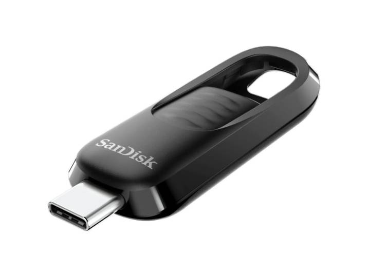 SanDisk ULTRA SLIDER 64GB USB 3.2 Gen 1 USB-sticks Zwart
