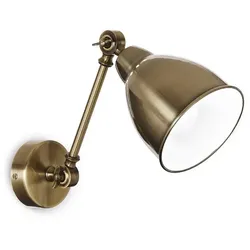 Ideal Lux Wandleuchte NEWTON AP1, E27, Messing antik IDEA-027876