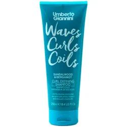 250ml Umberto Giannini Waves, Curls & Coils Shampoo Bergamot & Sandalwood