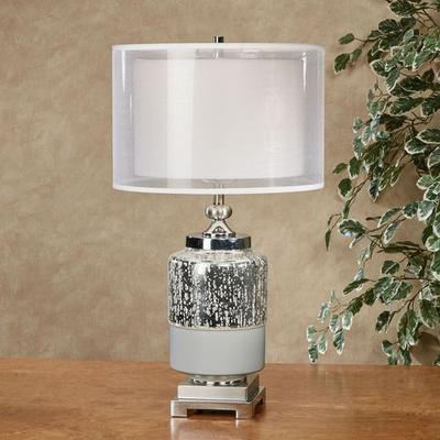 Crestview Collection Breccan Table Lamp Chrome , Chrome