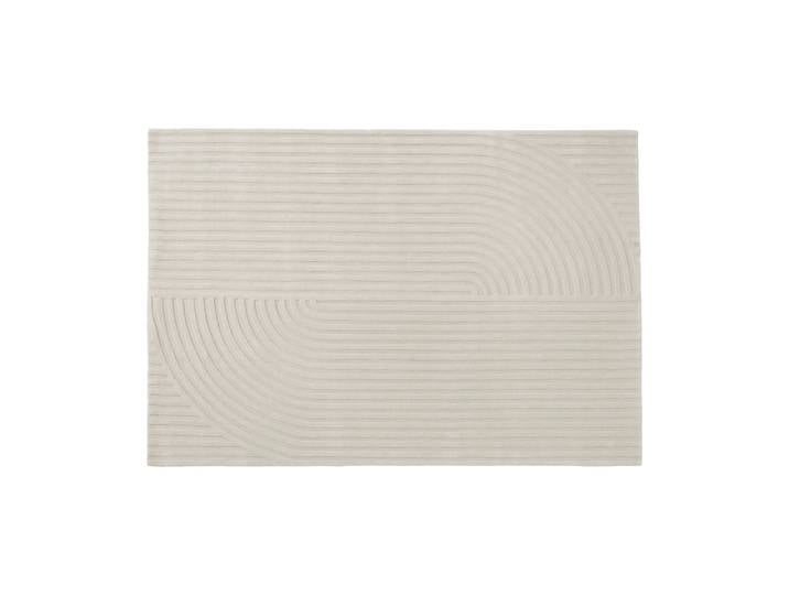 Muuto Relevo Rug Quattro tapis en laine Off white, 170x240 cm