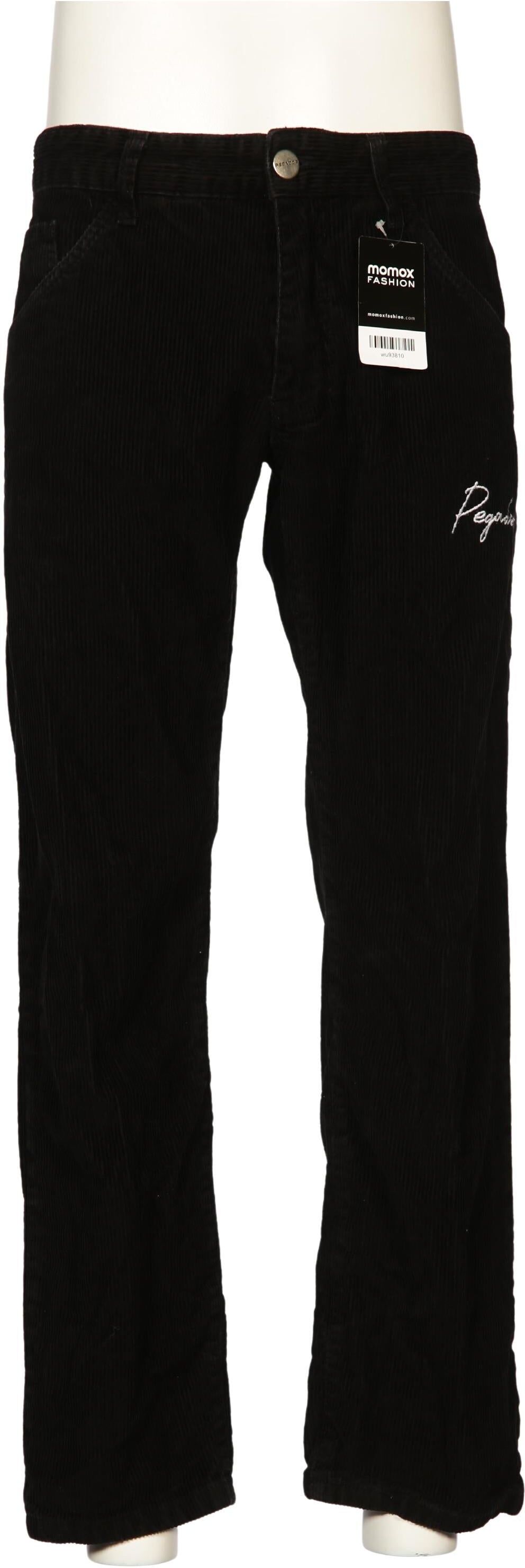 Pegador Herren Stoffhose, Schwarz, Gr. S, Baumwolle - Second Hand