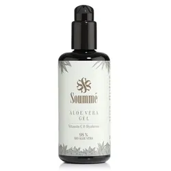 SOUMMÉ Aloe Vera Gel mit 98% Bio Aloe Vera, Vitamin C & Hyaluron, 200ml