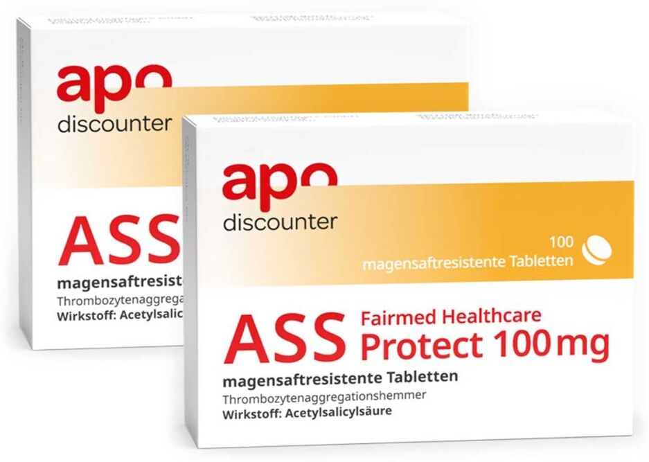 ASS 100 mg Protect, magensaftresistent von apodiscounter