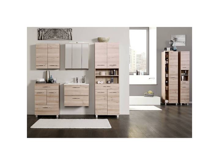 Armoire de toilette 60cm Marron