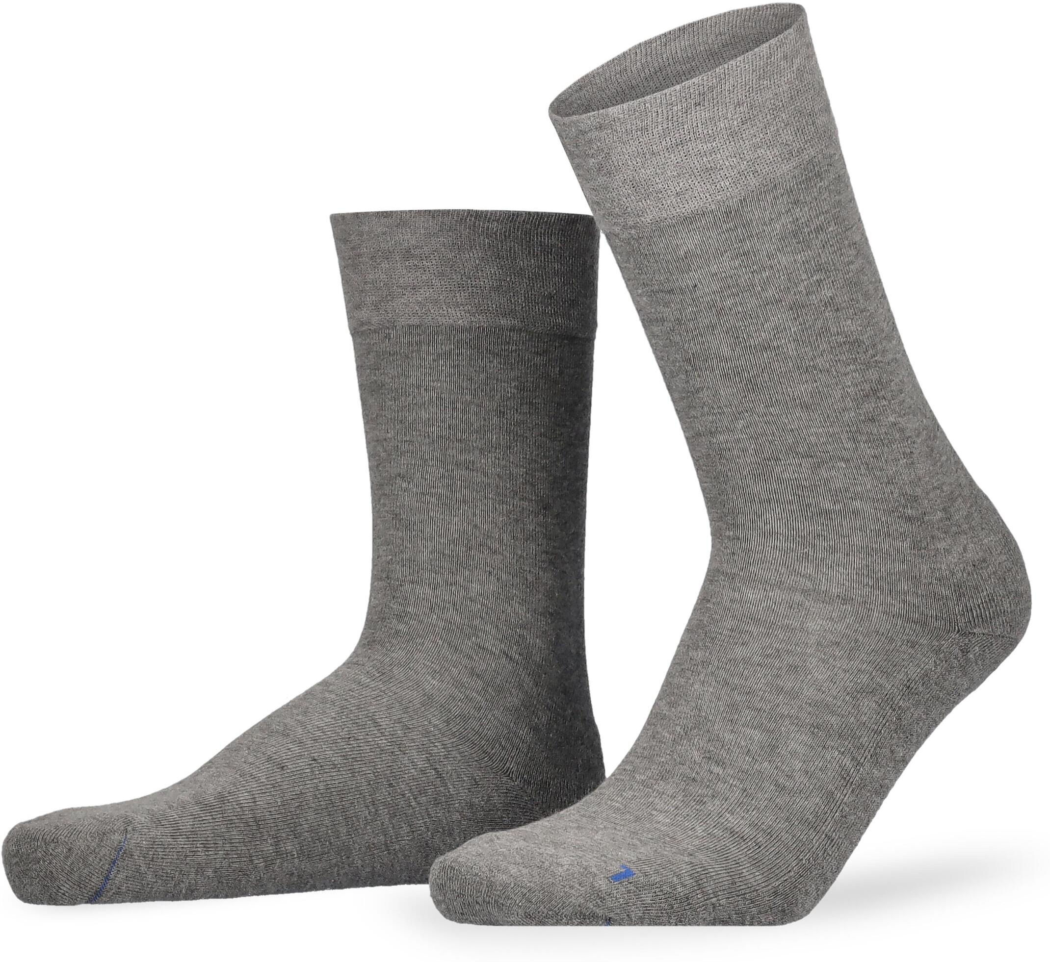 Socken HUDSON "AIR PLUSH", Herren, Gr. 39-42, grau (silber), Baumwollmischung, normal, Socken Socken, super weicher Laufkomfort, sportliches Design silber 39-42
