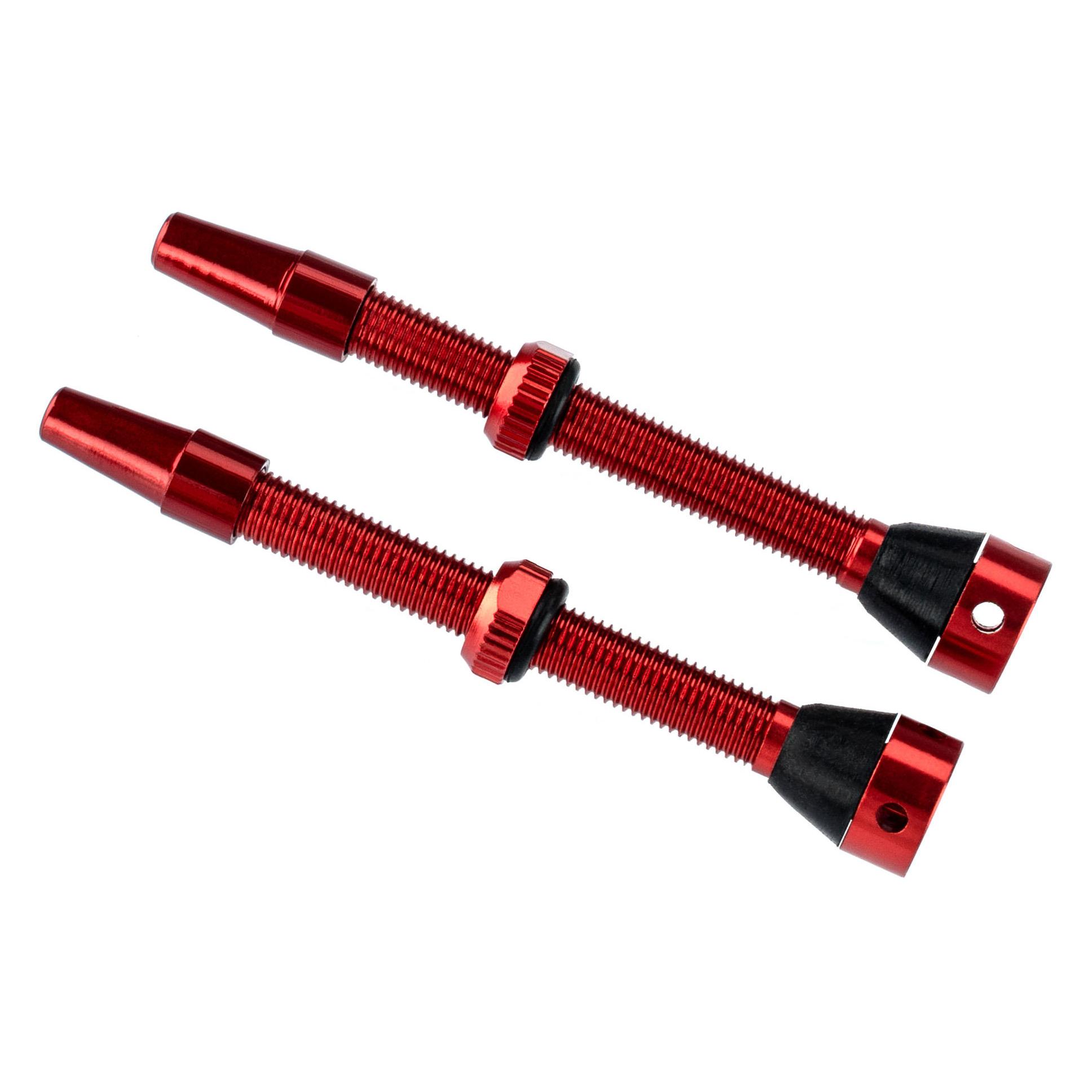 Brave Classics Brave Tubeless Ventil Paar Rot 60mm (BMTV11RD)