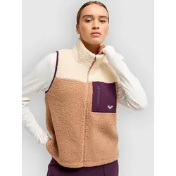 Roxy Boundless Spirit Fleeceweste cafe au lait Gr. XS