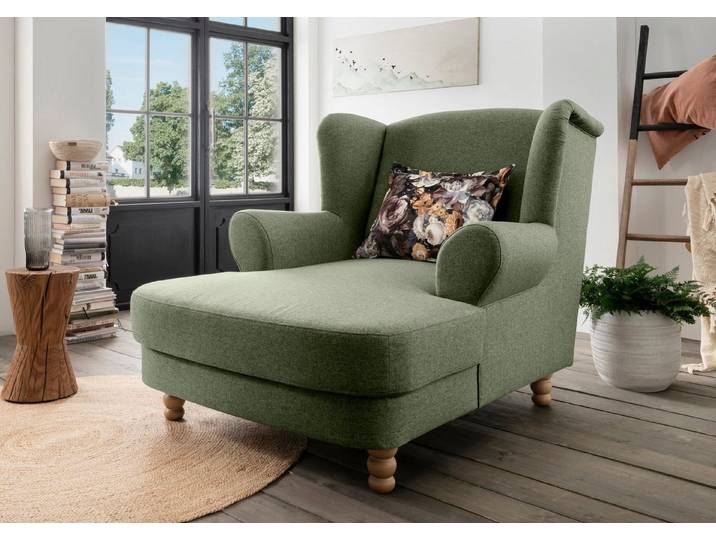 Home affaire Loveseat Tassilo Big Mega Ohrensessel, viel Platz und bequem, Breite 121cm