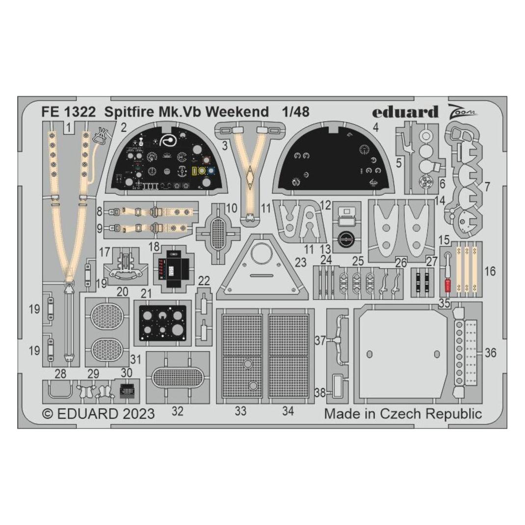 Eduard Spitfire Mk.Vb Weekend for (FE1322)