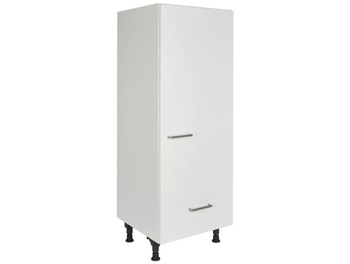 Geräteumbauschrank, Weiß, 60x168x58 cm, Metall, 1 Schublade, Modern, Nobilia