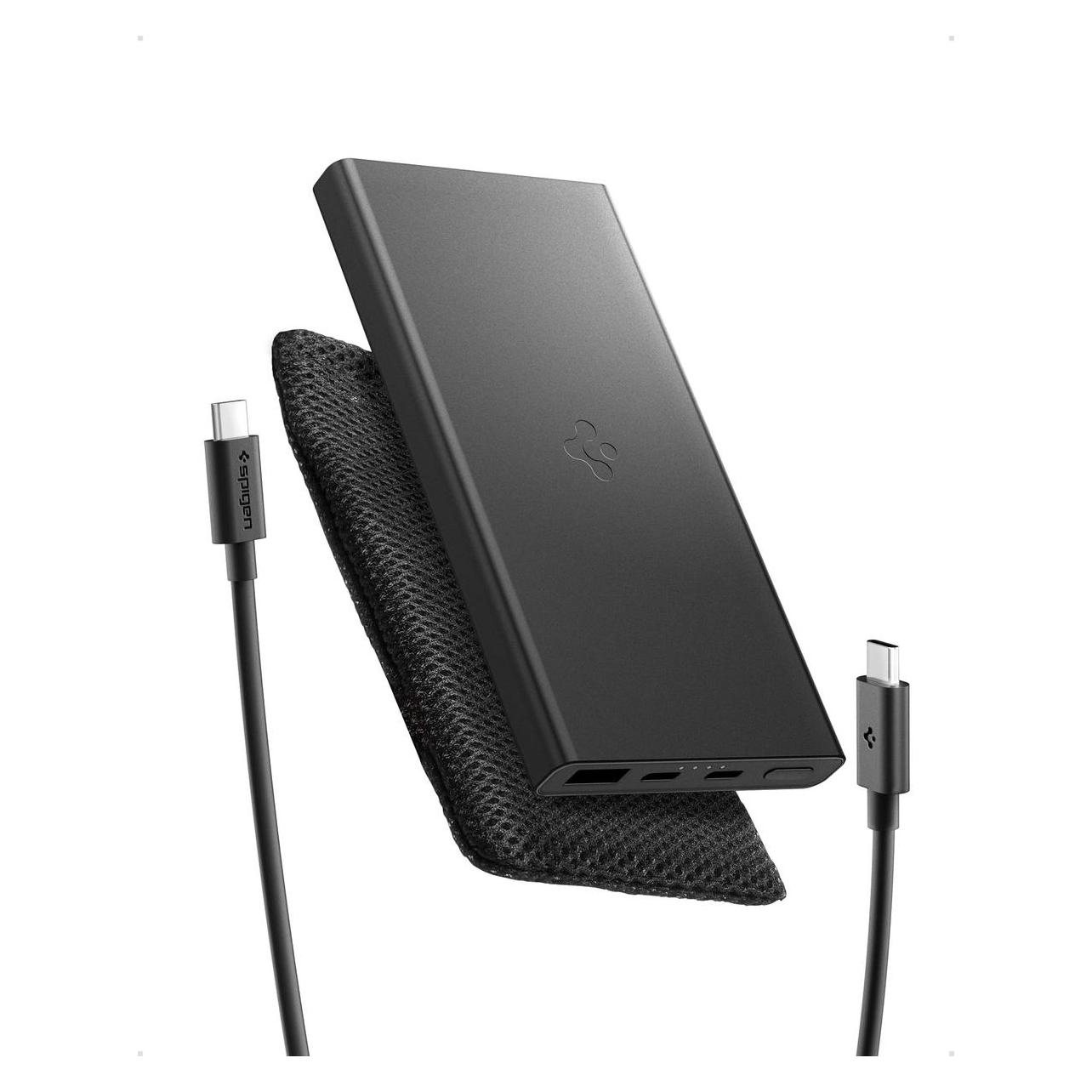 Spigen Powerbank Essential EA2210 10000mAh 22.5W black (10000 mAh, 22.50 W) (ABA09431)