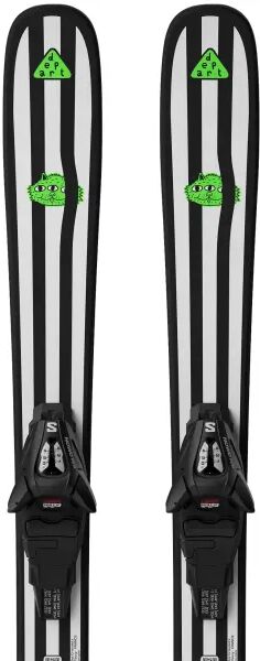 Kinderski Salomon Départ First + C5 GW (133cm - Schwarz)