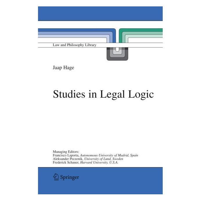 Springer Studies in Legal Logic (Englisch, Softcover, Jaap Hage) (55378253)
